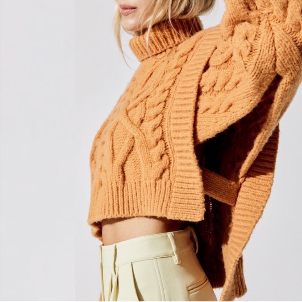 AKNVAS BONNIE chunky sweater// cinnamon